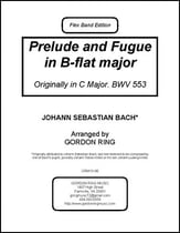 Prelude and Fugue in B-flat Major Concert Band sheet music cover